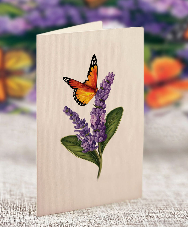 FreshCut Paper | Mini Lavender & Butterflies
