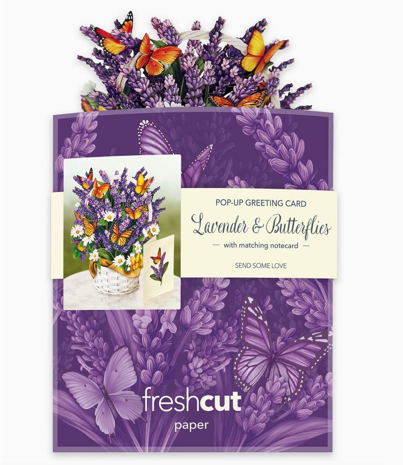 FreshCut Paper | Mini Lavender & Butterflies