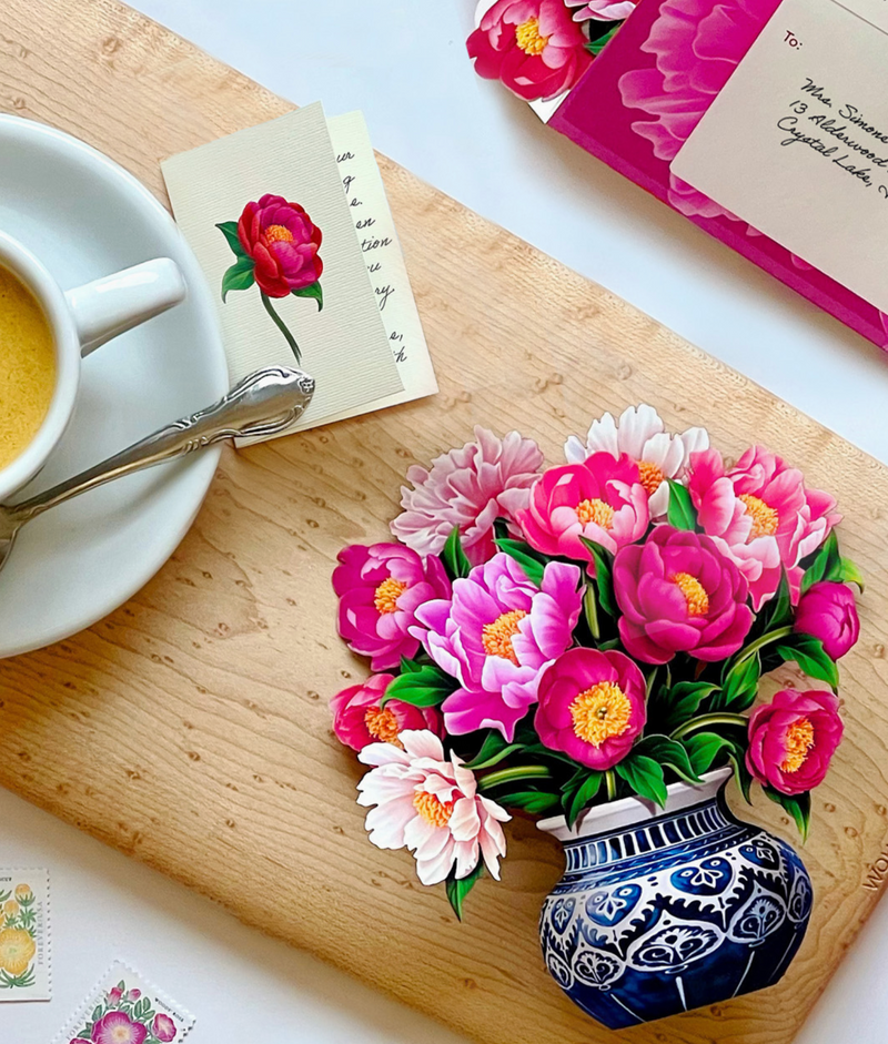 FreshCut Paper | Mini Peony Paradise