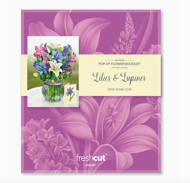 FreshCut Paper | Lilies & Lupines