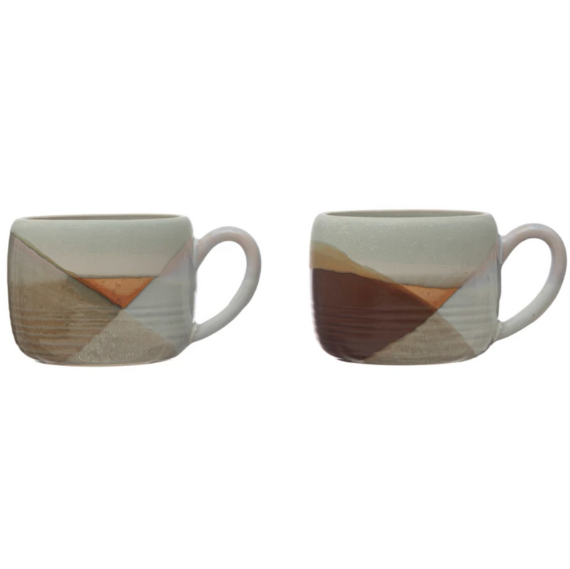 Stoneware Mug w/ Design
