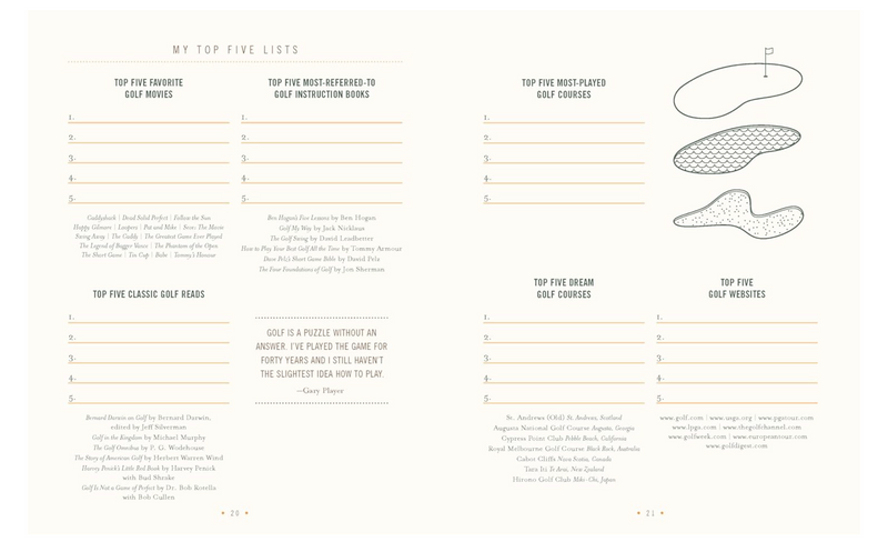 The Ultimate Golf Journal