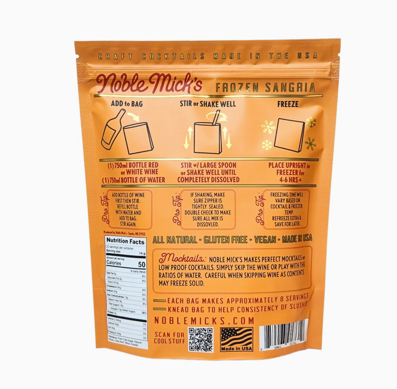 Sangria Frozen Cocktail