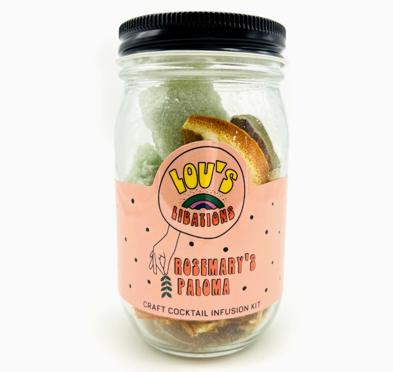 Jar Cocktail Kit Rosemary's Paloma | Paloma Infusion Kit