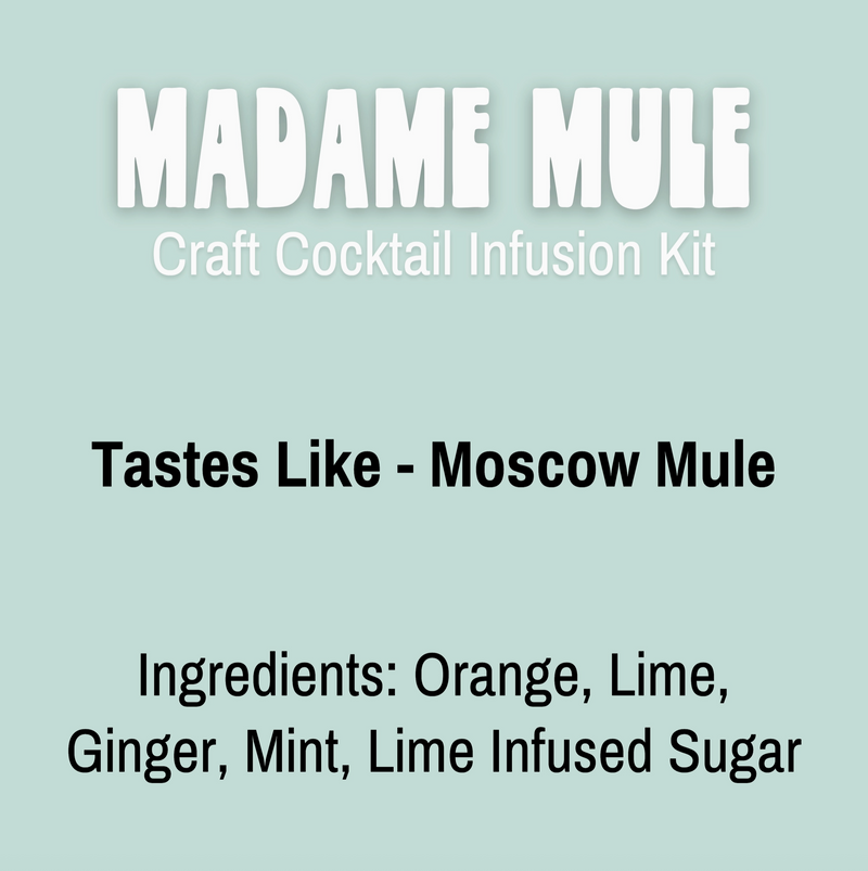Jar Cocktail Kit Madame Mule | Moscow Mule Infsuion Kit