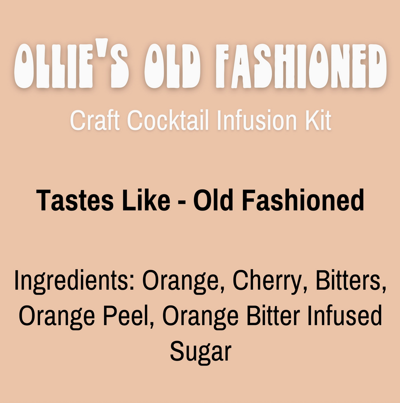 Jar Cocktail Kit Ollie’S Old Fashioned | Lou's Libations