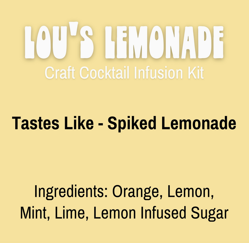 Jar Cocktail Kit Spiked Lemonade | Lemonade Infusion Kit