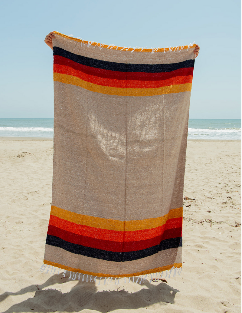 Vintage Desert | Recycled Throw Beach Blanket