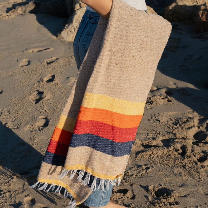 Vintage Desert | Recycled Throw Beach Blanket