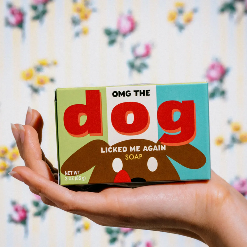 Omg the Dog Triple Milled Boxed Bar Soap | Funny Soap