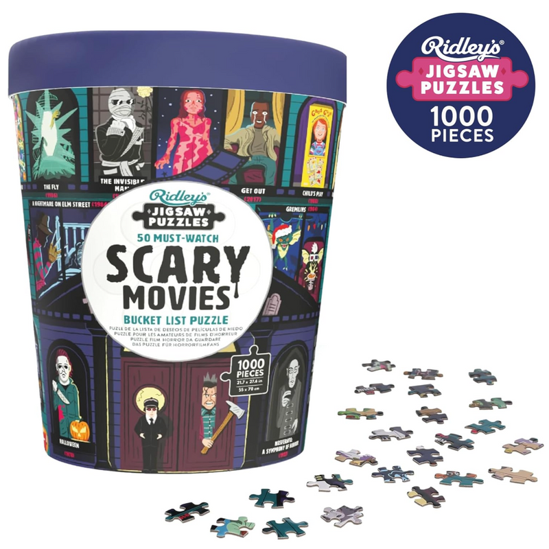 Ridley’s Games: 50 Must-Watch Scary Movies Bucket List 1000-Piece Puzzle