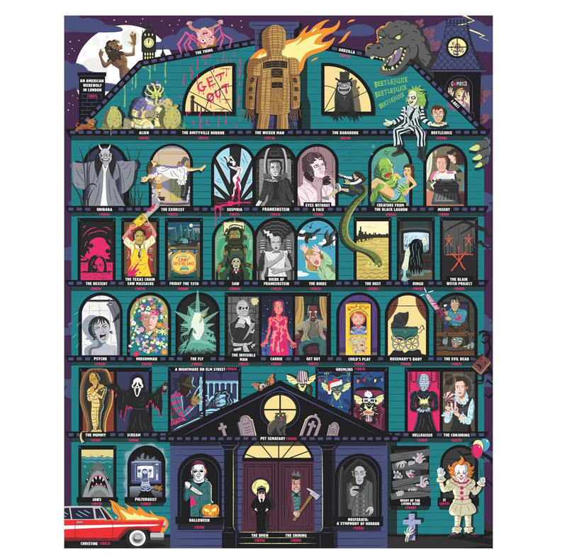 Ridley’s Games: 50 Must-Watch Scary Movies Bucket List 1000-Piece Puzzle