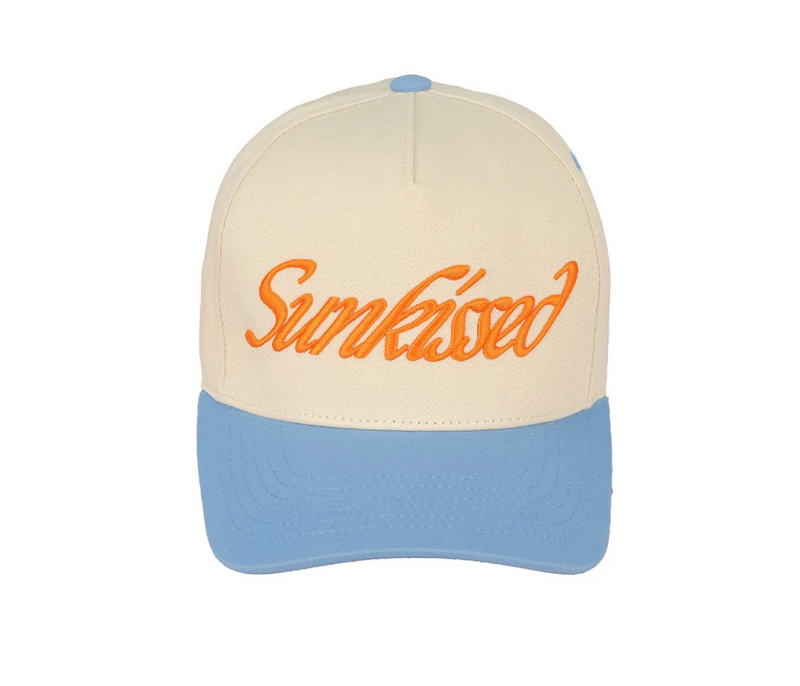 Sunkissed Two Tone Cotton Baseball Cap Snapback Trucker Hat