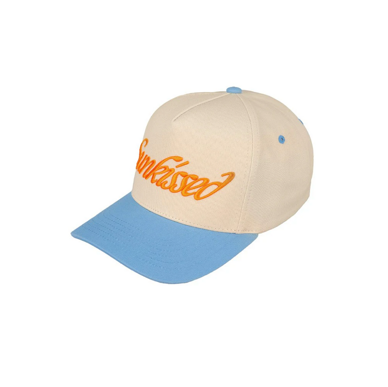 Sunkissed Two Tone Cotton Baseball Cap Snapback Trucker Hat