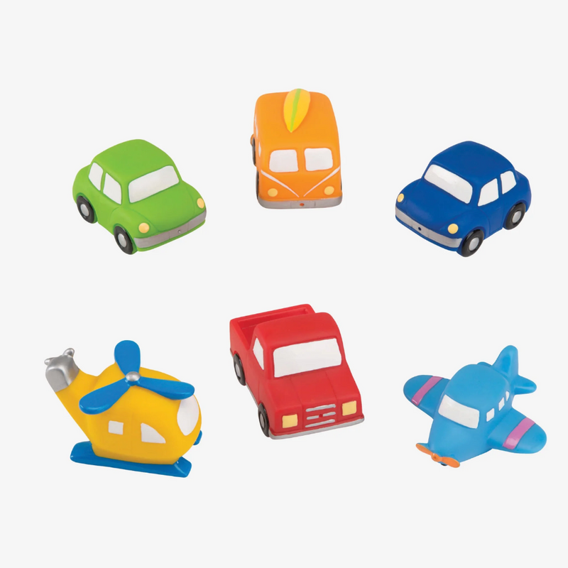 Zoom Zoom Squirties Bath Toys