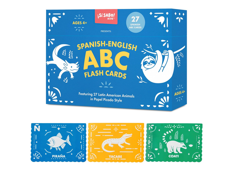 Spanish-English ABC Flash Cards