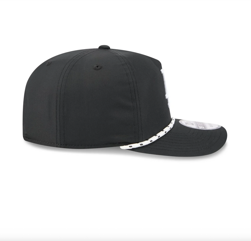Los Angeles Dodgers Black and White Rope 19TWENTY Snapback