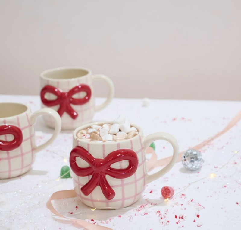 Red Bow Mug