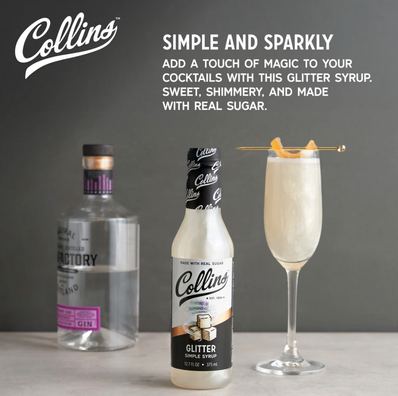 Glitter Simple Syrup 12.7oz