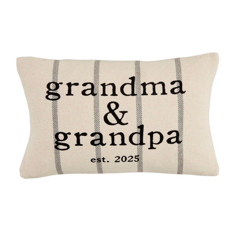 Grandma & Grandpa 2025 Pillow