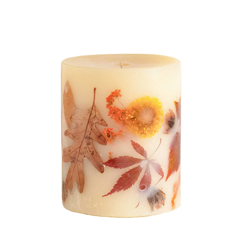 Small Round Botanical Candle - Harvest Pumpkin