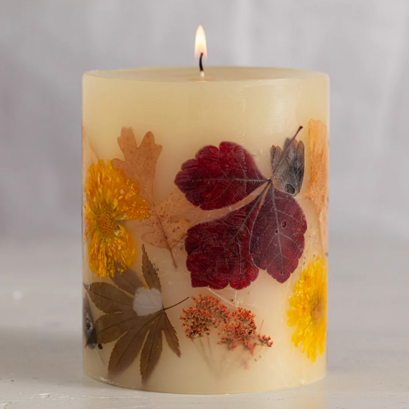 Small Round Botanical Candle - Harvest Pumpkin