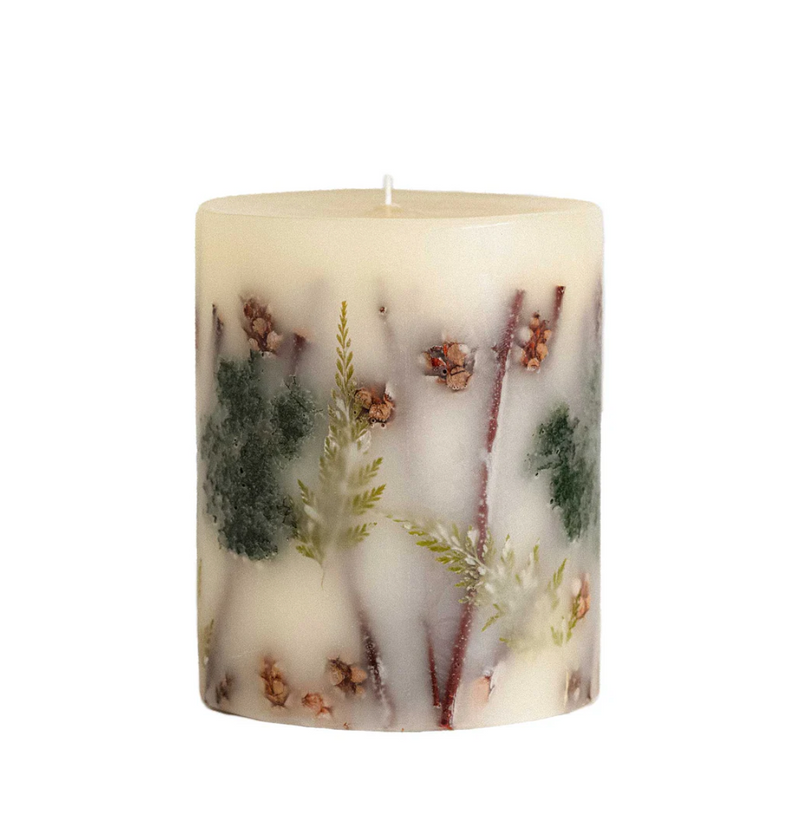 Small Round Botanical Candle | Forest
