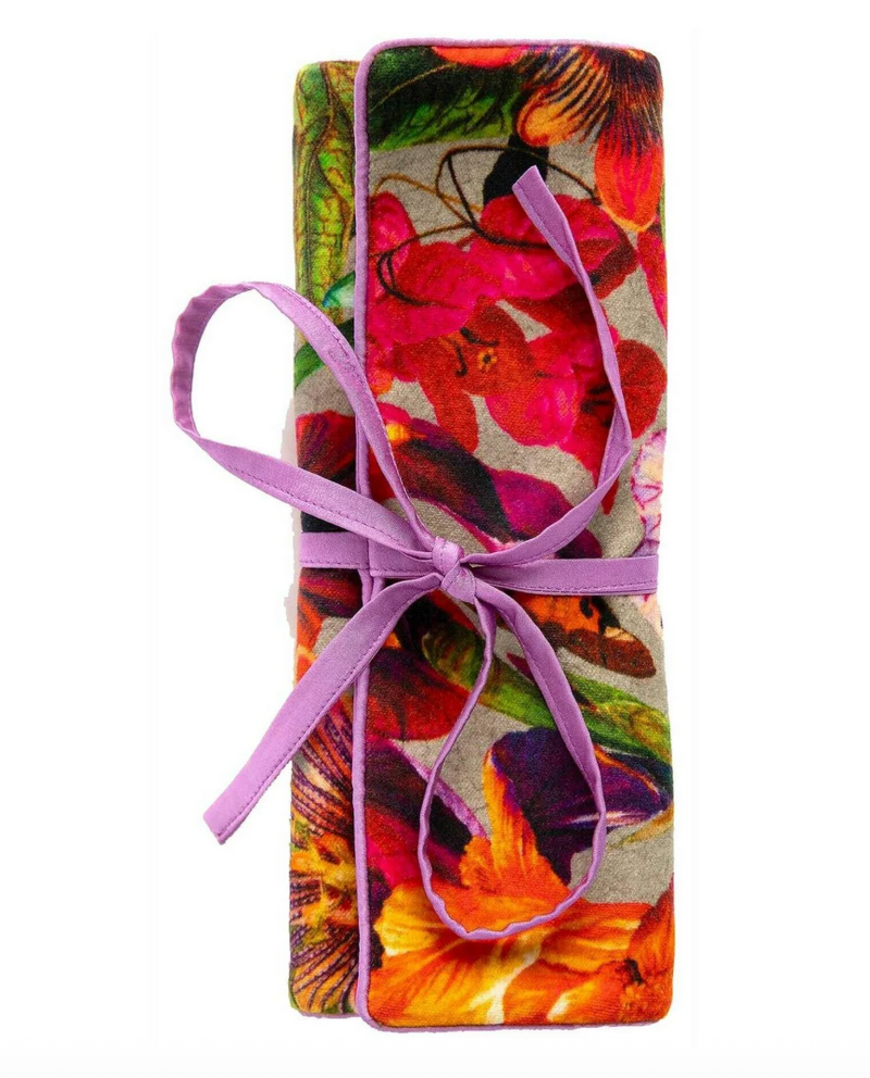 Jewelry Roll - Winter Iris in Ice