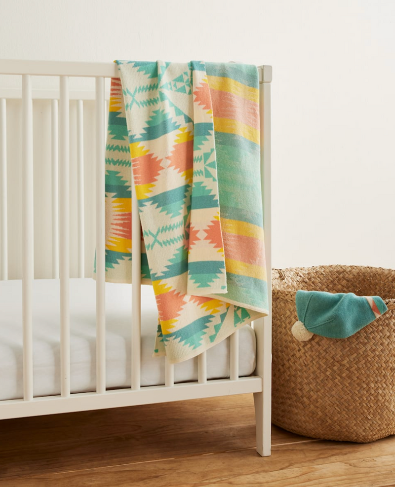 Knit Baby Blanket and Beanie | Falcon Cove