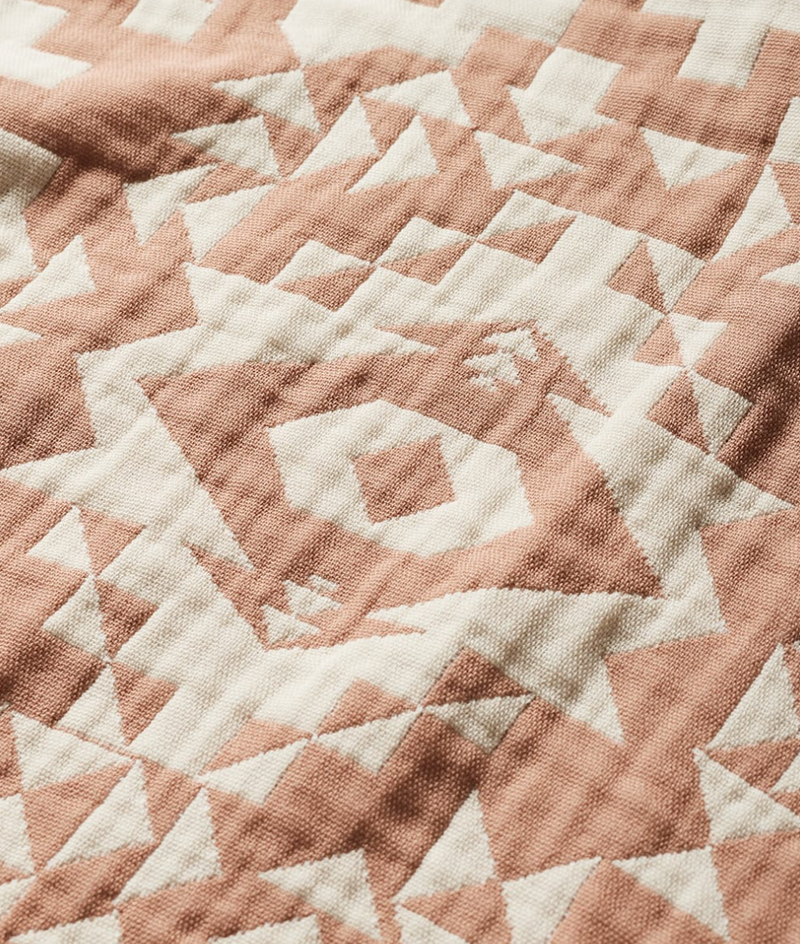 Organic Cotton Woven Baby Blanket | Cork