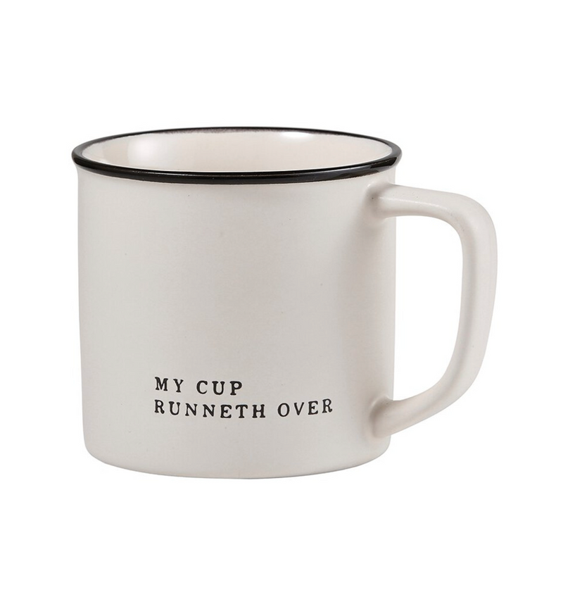 Face to Face Coffee Mug | My Cup Runneth Over