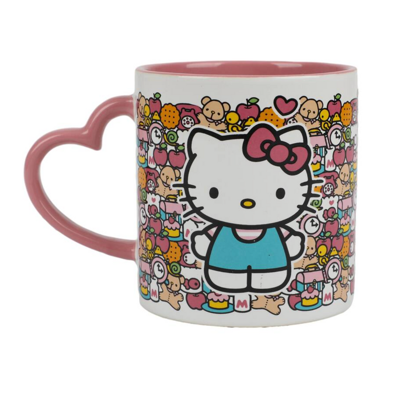 Hello Kitty Mug | Heart Handle