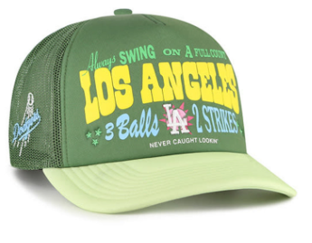 LOS ANGELES DODGERS FATIGUE GREEN WEIGH STATION 47 HITCH FM