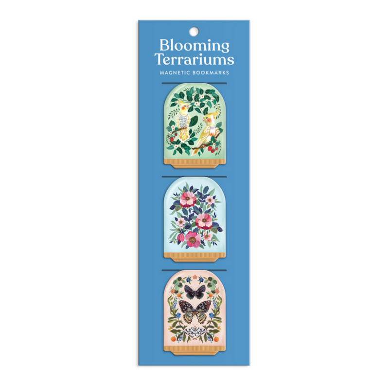 Blooming Terrariums Magnetic Bookmarks
