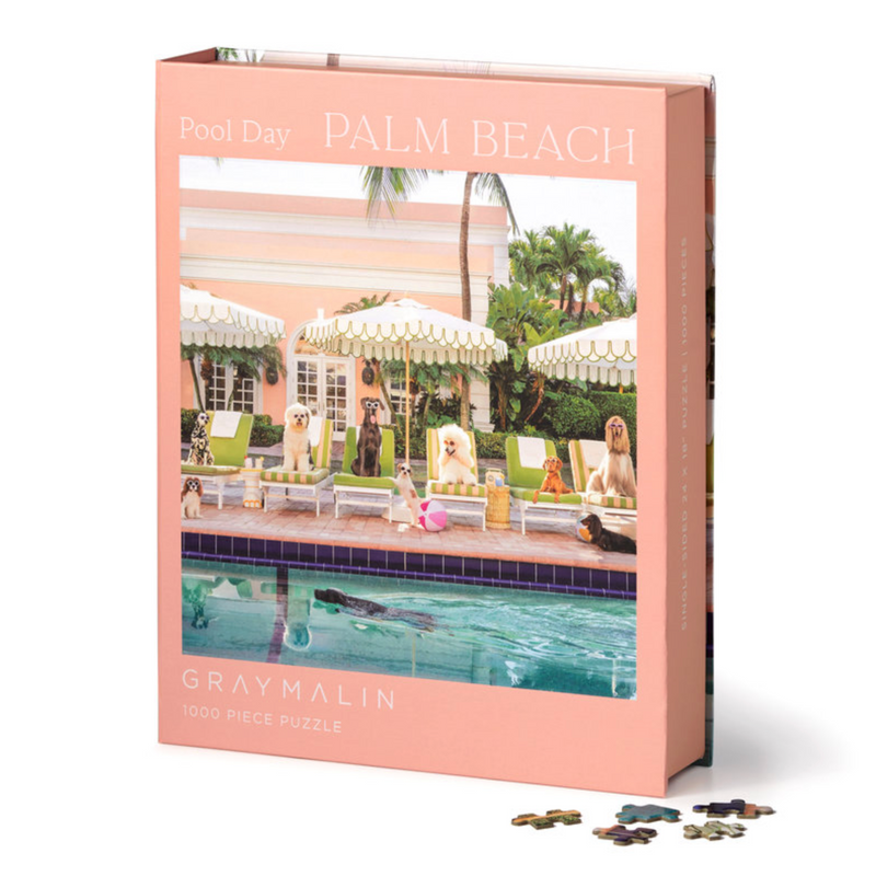 Gray Malin Palm Beach 1000 Piece Book Box Puzzle