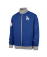 LOS ANGELES DODGERS COOPERSTOW ROYAL RELIEF PITCHER PIQUE TCK JKT M
