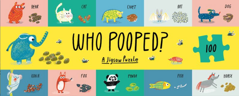 Who Pooped? 100 Piece Puzzle