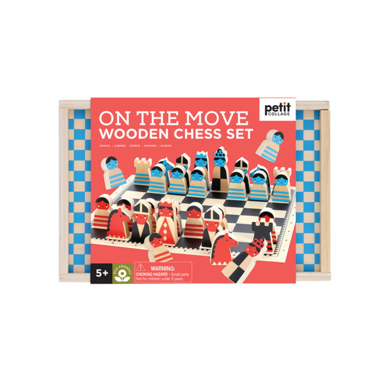 On the Move Wooden Chess Set