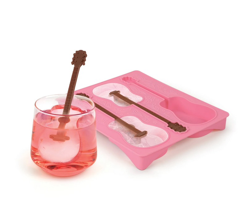Dolly Parton Ice Mold Tray | Guitar Ice Stirrers