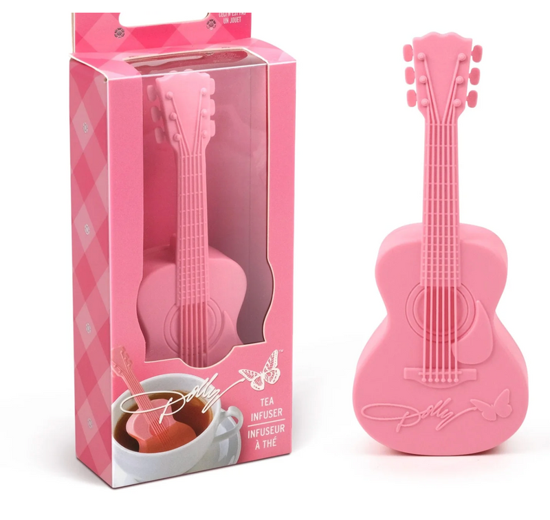 Dolly Parton Pink Guitar Tea Infuser