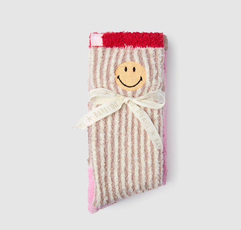 CozyChic® Smiley® Ribbed Sock Set