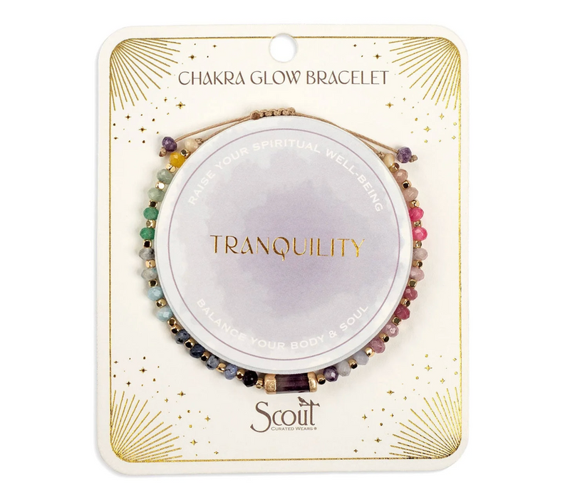 Chakra Glow Bracelet - Tranquility/Crown/Gold