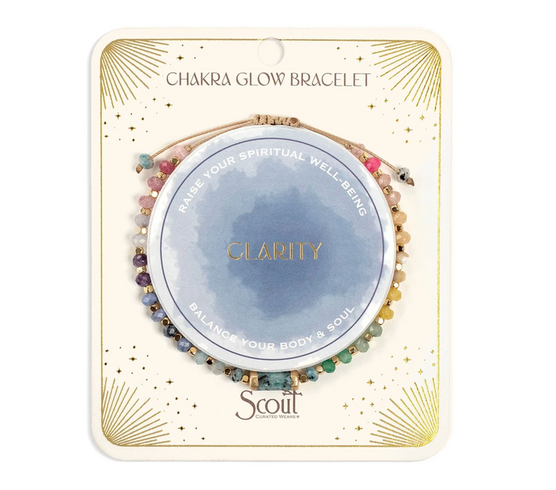 Chakra Glow Bracelet - Clarity/Third Eye/Gold