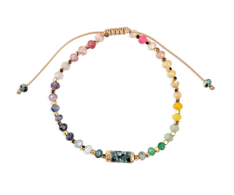 Chakra Glow Bracelet - Clarity/Third Eye/Gold