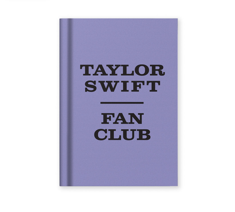 Taylor Swift Fan Club Fabric Hardback Notebook