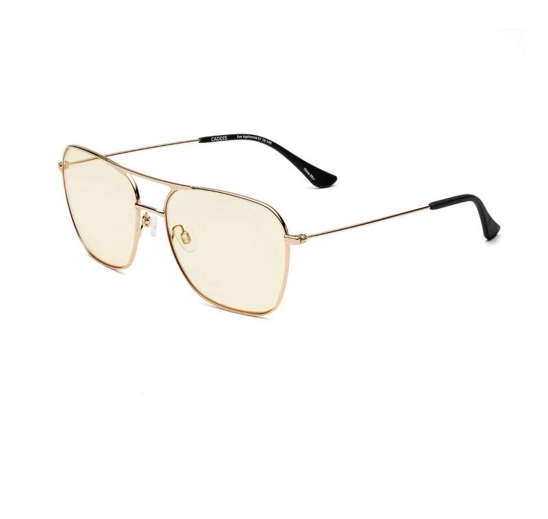 Hooper Reading Glasses | Polished Gold Yellow