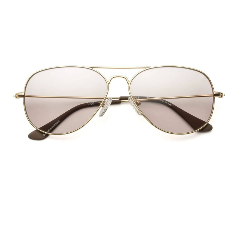 Mabuhay Reading Glasses | Matte Gold Charcoal