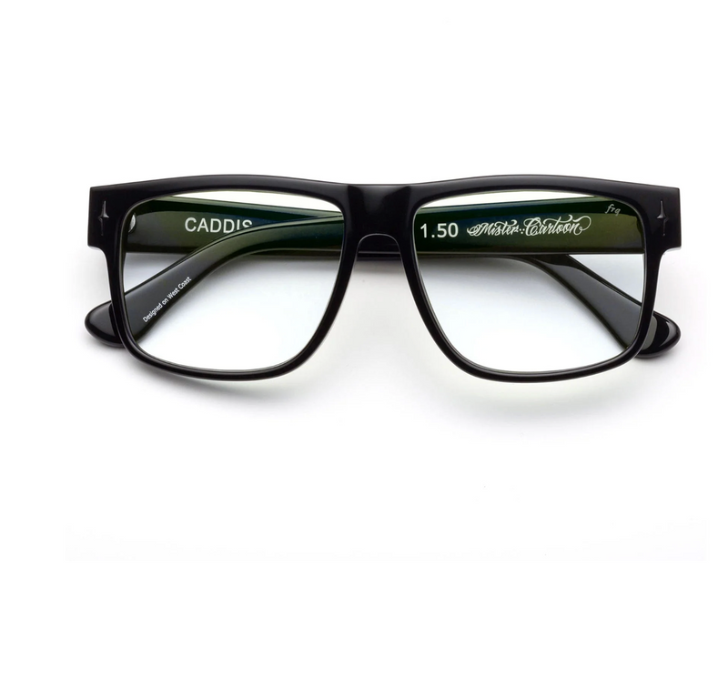 Mister Cartoon Reading Glasses | Gloss Black
