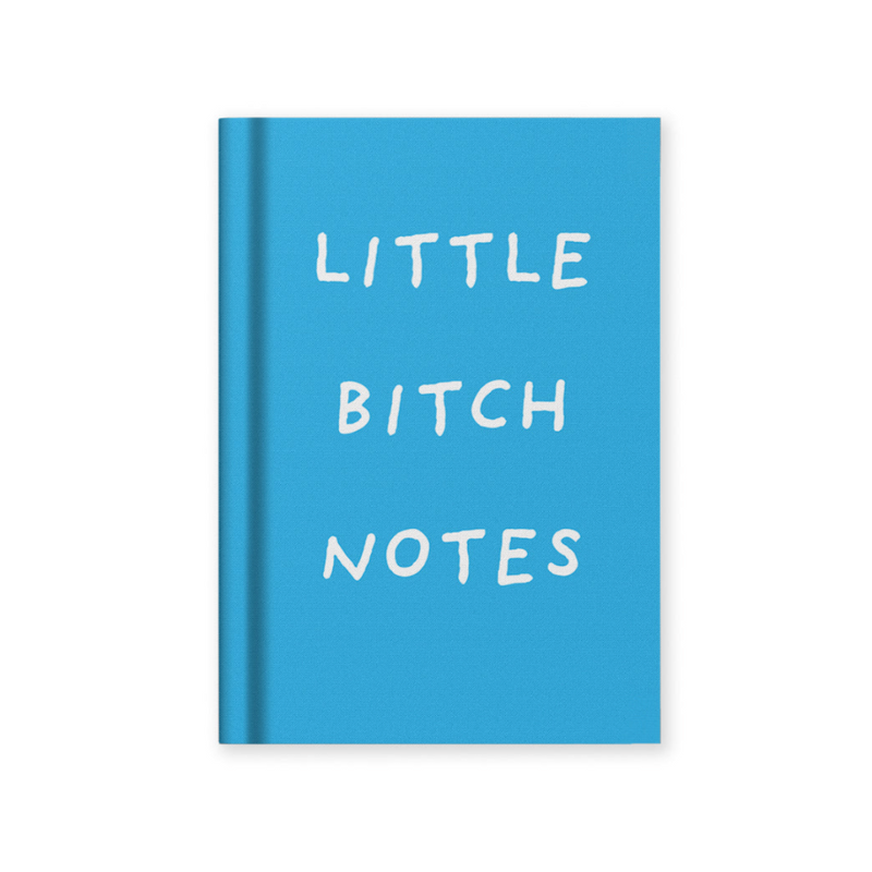 Little Bitch Notes A7 Fabric Hardback Notebook