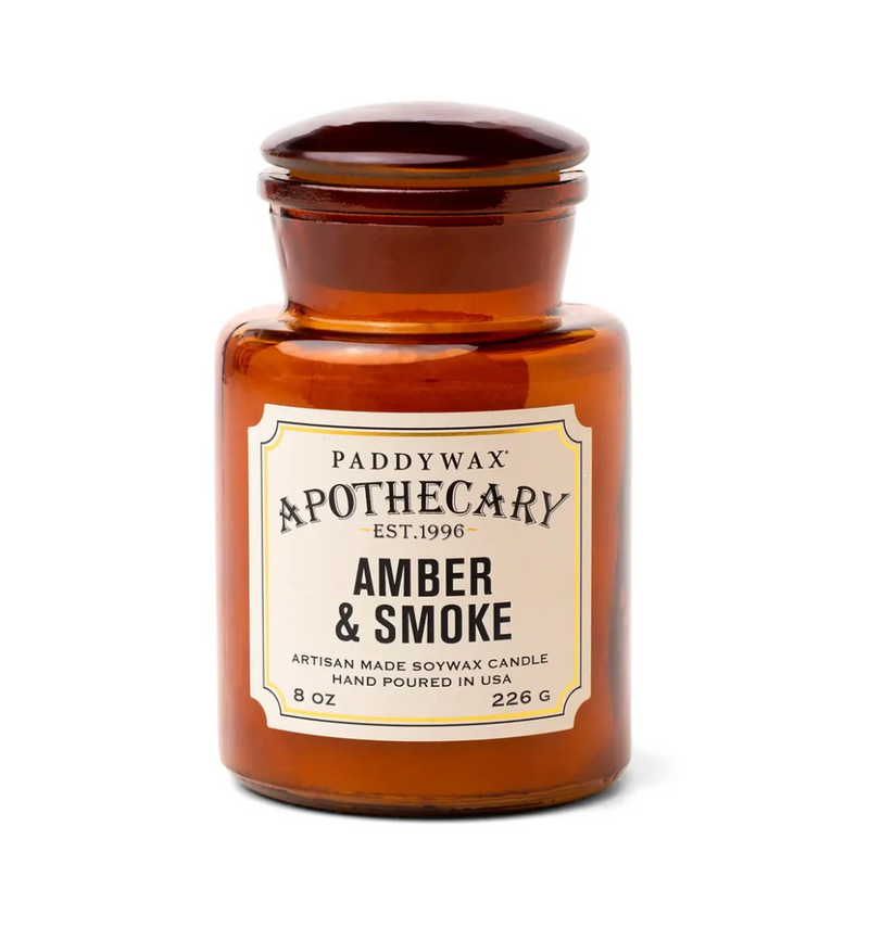 Apothecary | Amber + Smoke | 8oz Candle